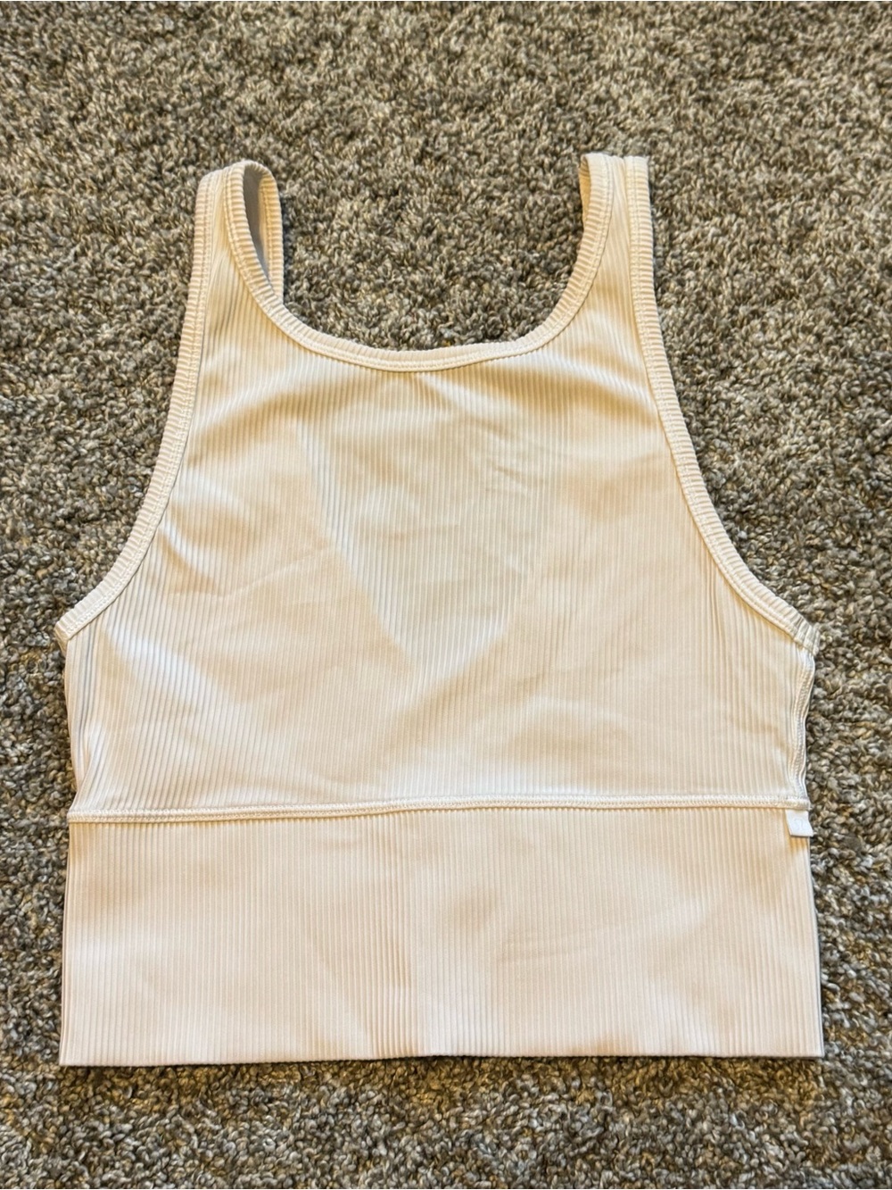 lululemon athletica Ribbed Tank Bralette - Cream